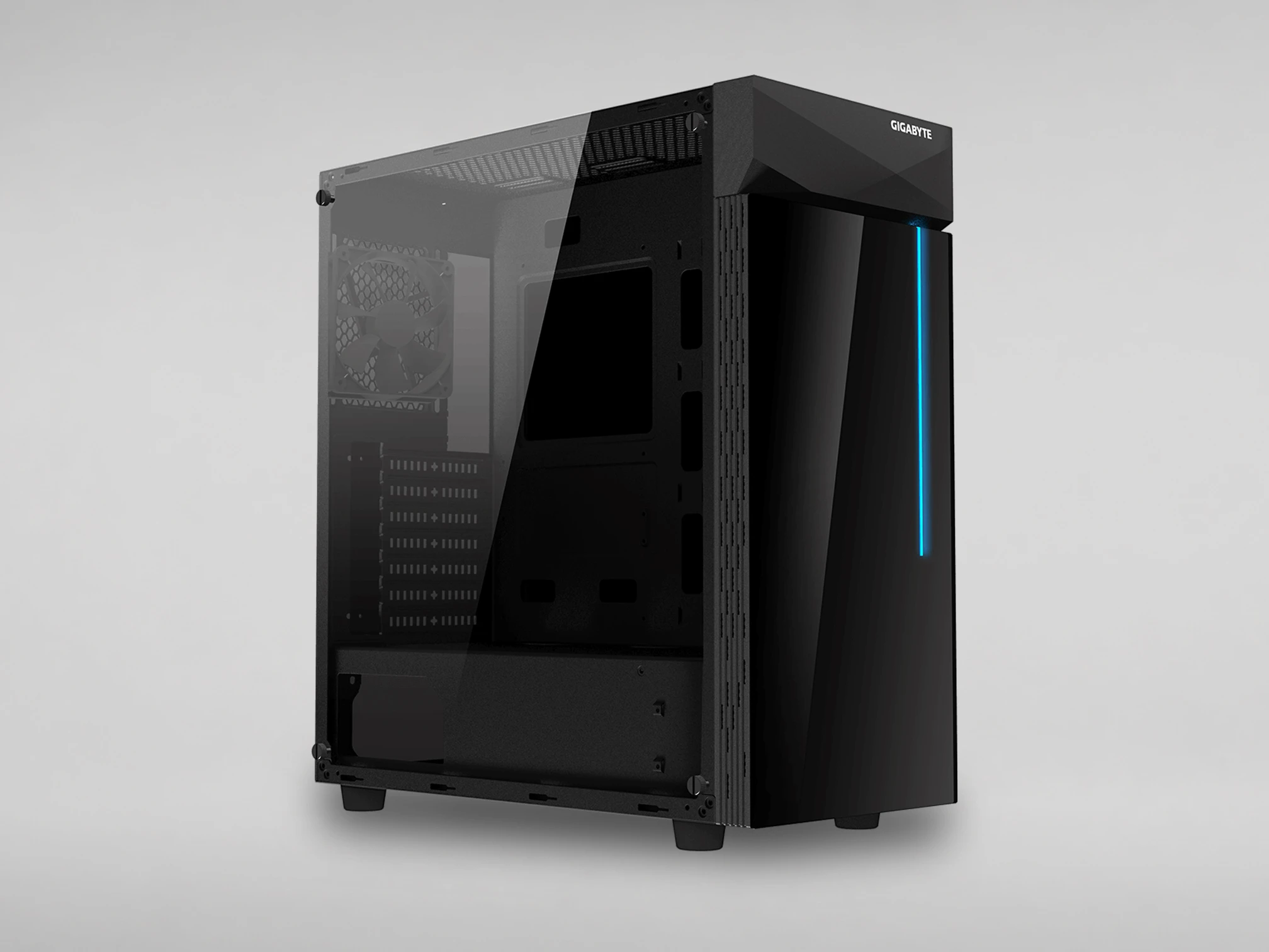 CAJA ATX GIGABYTE C200 GLASS (solo chasis, sin fuente)