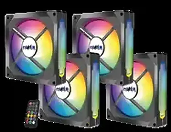 Combo Ventiladores ARGB Mirror M4 + Controlador + Hub