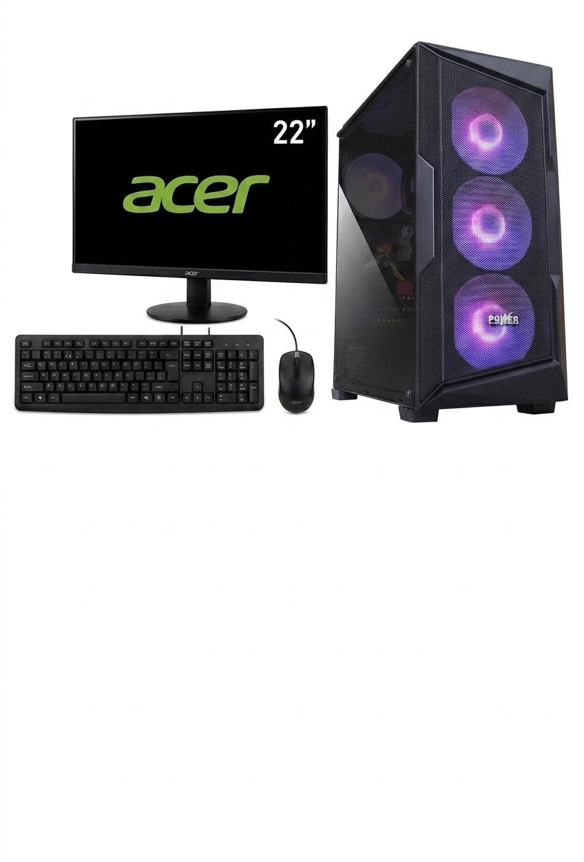 Computador Gamer PW G146162BKFS6L + Monitor Acer 23.8" KA242Y