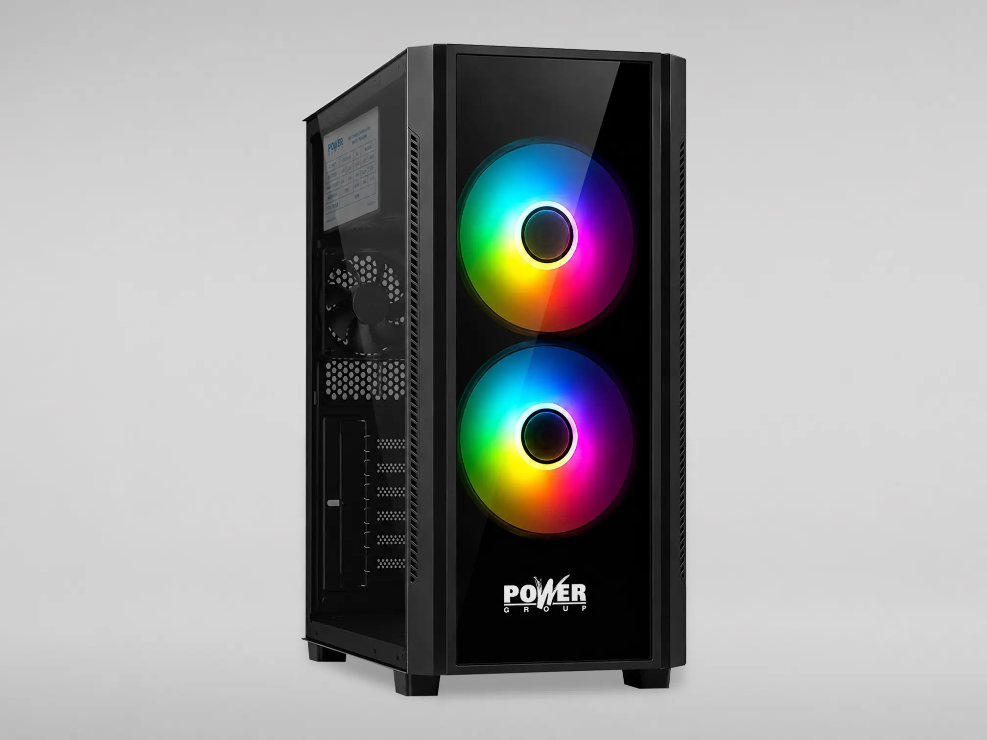 Computador Gamer PW R56162S + Monitor Acer 23.8" KA242Y (Equipo Power Group R56162S + Monitor Acer 23.8" KA242Y) — Equipos PC armados Power Group y escritorios para setup gamer. — vista 3